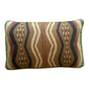 Anasazi Wool Decorative Pillow With Down Feather Insert