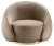 Abbracci Taupe Armchair by Lorenza Bozzoli For Sale
