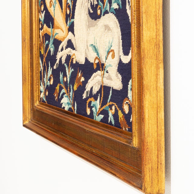 1960s 1960s France Taupe Tapestry Wall Hanging For Sale - Image 5 of 11