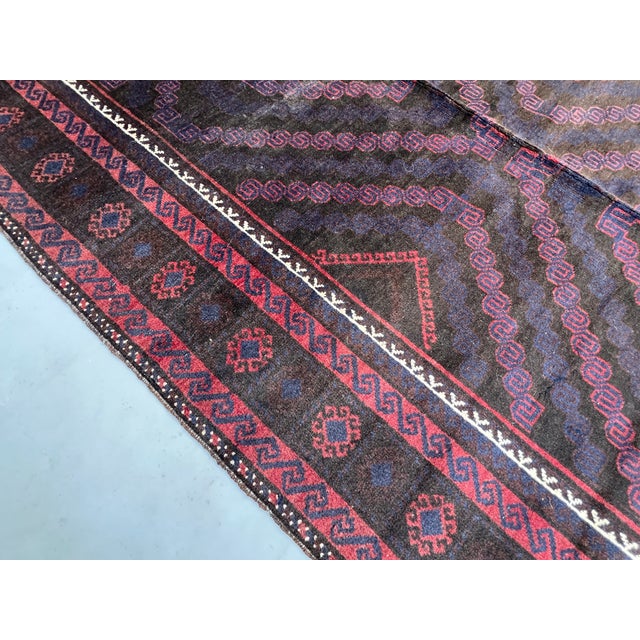 Good Quality Herati Baluch Tribal Gallery Runner Rug - 4'6" X 9'0" For Sale - Image 4 of 12