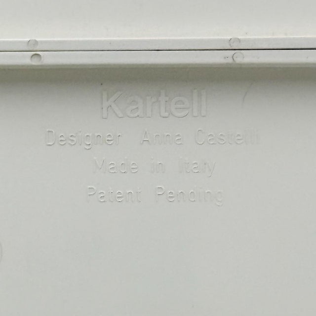 Italian Beige Mirror by Anna Castelli Ferrieri for Kartell, 1960s For Sale - Image 10 of 13