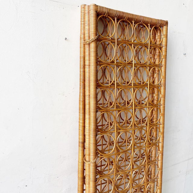 Boho Chic Rattan & Reed Screen/Divider Chairish