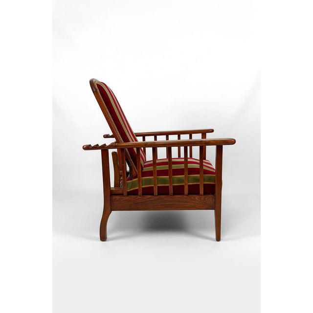 Arts & Crafts Morris Lounge Chair, United Kingdom, 1900s For Sale - Image 9 of 15