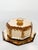Art Deco Pink-Tinted Glass Box with Saucer, France, 1940s For Sale - Image 6 of 12