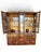 1970s American of Martinsville Credenza and China Cabinet Hutch Patchwood Olive Wood ' Camo' Cabinet For Sale In Austin - Image 6 of 14