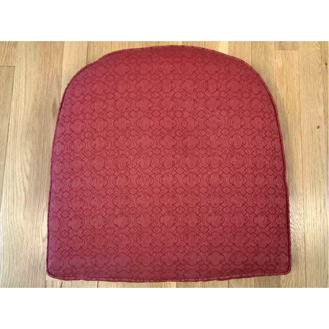 Vintage Regency Style Upholstered Armchair For Sale - Image 10 of 12