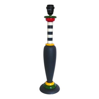 Postmodern French Table Lamp by Olivier Villatte, 1980s For Sale