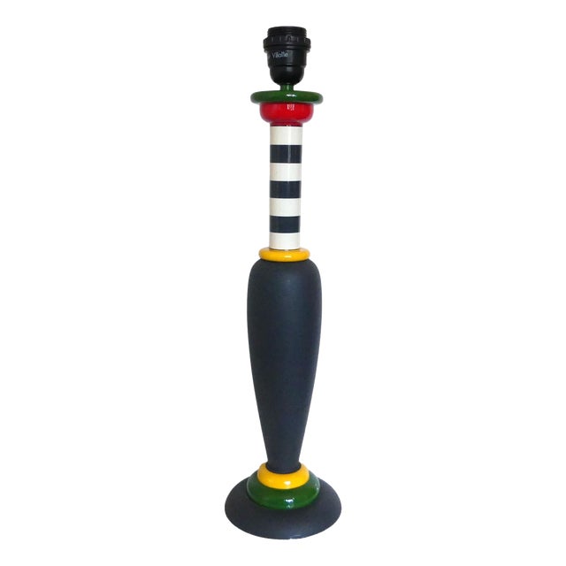 Postmodern French Table Lamp by Olivier Villatte, 1980s For Sale