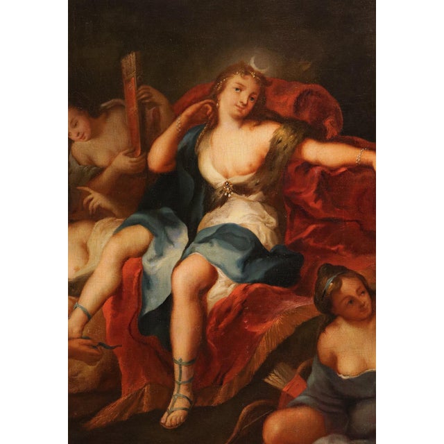 Antoine Coypel, Diana with Her Nymphs, 1720, Oil on Canvas For Sale - Image 4 of 15