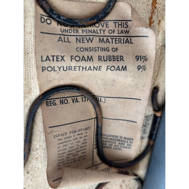 Blue Vintage Transamerica Insurance Group Office Chair by All-Steel Equipment Inc. For Sale - Image 8 of 8