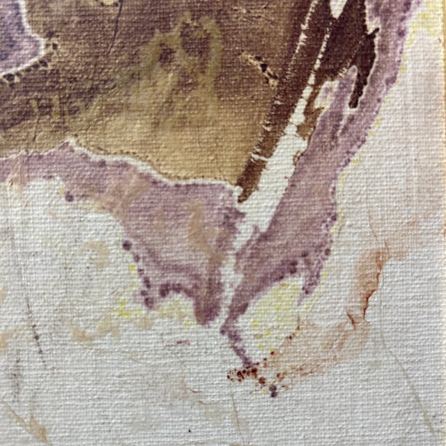 A Vintage Zura Young Abstract Mixed-Media Collage For Sale In San Francisco - Image 6 of 8