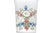 Late 20th Century Italian Hand Painted Floral Shot Glasses - Set of 4 For Sale - Image 4 of 7