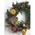 Partridge in Pear Tree Winter Door Wreath Realistic Holiday Crystal Fruit Apple For Sale - Image 4 of 16