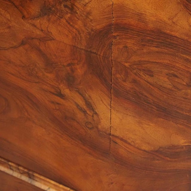 Louis-Philippe Walnut Chest of Drawers with Marble Top, 1850s For Sale - Image 13 of 18