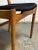 Set of 4 Danish Mid Century Modern Teak Back Oak Frame Dining Chairs 1960’s For Sale - Image 9 of 9