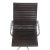 2000 - 2009 Patinated Dark Brown Leather Ea-119 Office Chair by Charles Eames for Vitra, 2000s For Sale - Image 5 of 9