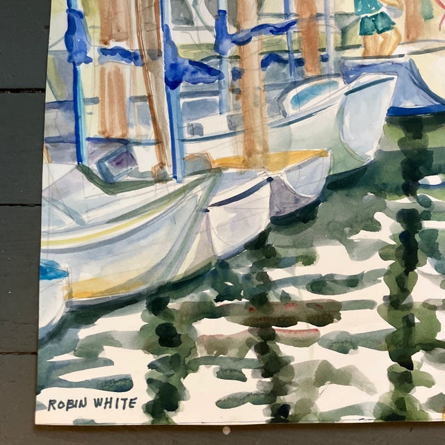 Original 16 x 20 watercolor painting on paper signed bottom left unframed