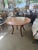 Mid 20th Century Neoclassical Oval Cherry Dining Table With Extension For Sale - Image 9 of 10
