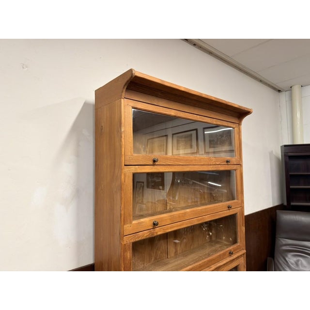 English Bookcase in Teak from Globe Wernicke For Sale - Image 5 of 11