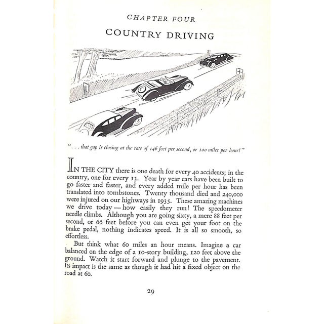 "Common Sense: In Driving Your Car" 1936 Douglas, Richard Alexander For Sale In New York - Image 6 of 7
