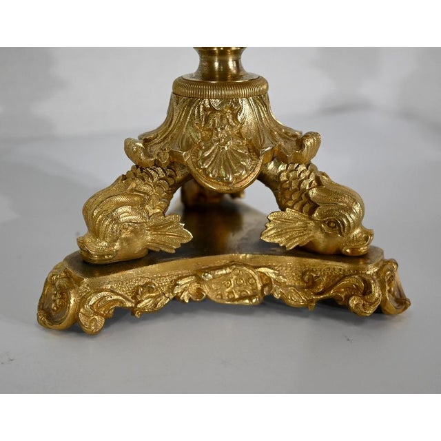 Early 19th Century Bronze Candleholders, Set of 2 For Sale - Image 10 of 16