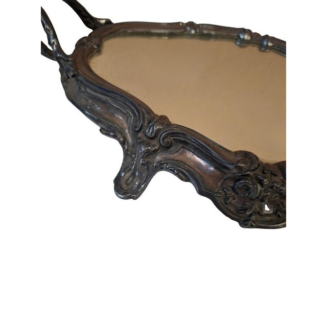Antique Centerpiece with Mirror, 1900s For Sale - Image 6 of 18