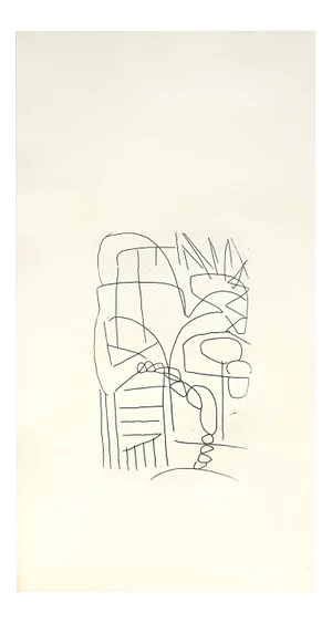 André Lanskoy - Composition - Original Etching 1960