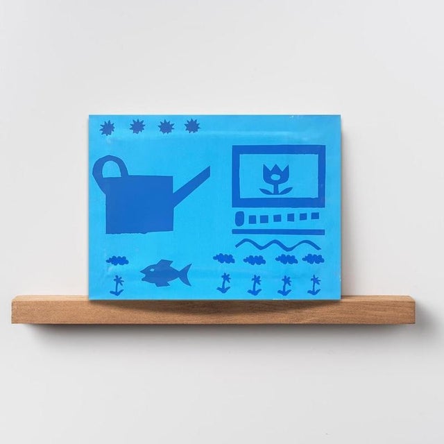 Alexandre Schaller, Water, Acrylic on Canvas, 1990s For Sale - Image 8 of 10