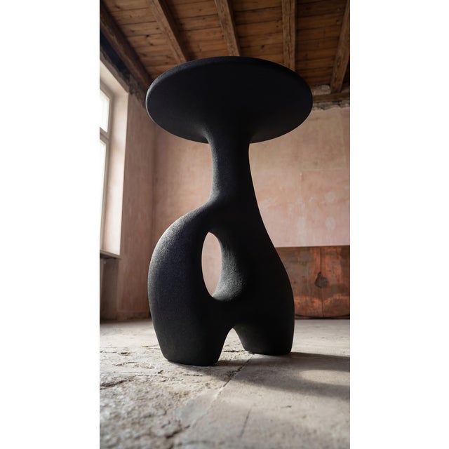 Early 21st Century 3D Printed Black Sand Side Table by Bryant Creative Industries S.L. For Sale - Image 5 of 8
