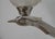 Silver Boris Lacroix French Art Deco Wall Sconces Birds Glass 1930s - A Pair For Sale - Image 8 of 16