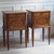Antique Louis XVI Style Bedside Tables in Oak and Marble, 1920, Set of 2 For Sale - Image 16 of 17