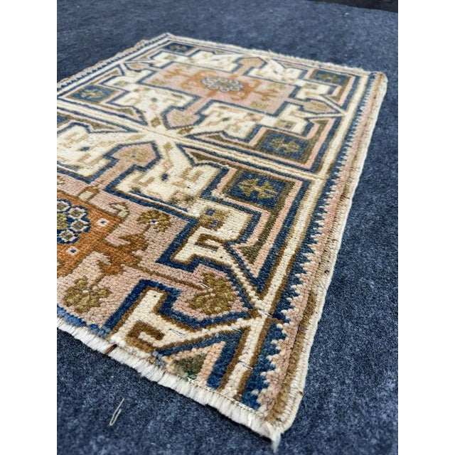 Early 21st Century Turkish Yastik Rug 1'8" x 2'2" For Sale - Image 5 of 5