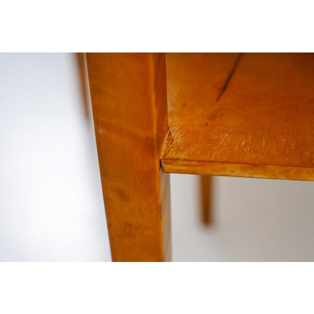 Swedish Birch and Marble Bedside Tables, 1930s, Set of 2 For Sale - Image 15 of 17