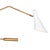 Regina Andrew Spyder Steel Chandelier, White & Natural Brass For Sale - Image 4 of 6