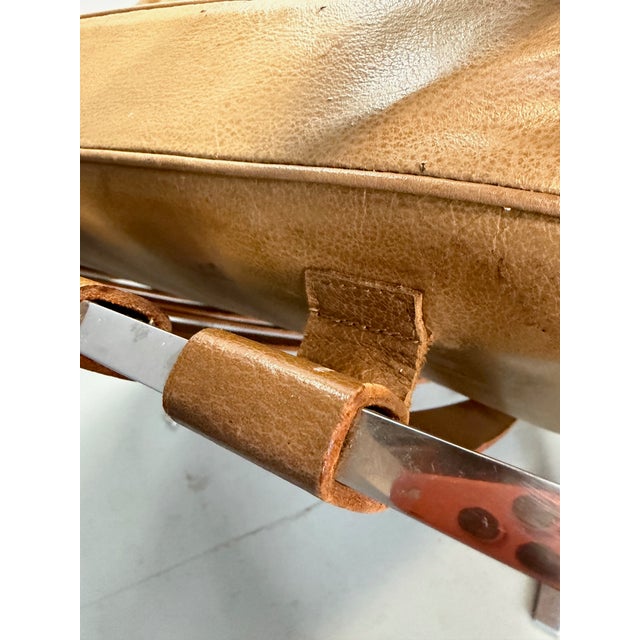 Pair of Early Barcelona Chairs by Ludwig Mies Van Der Rohe for Knoll, Circa 1959 For Sale - Image 10 of 13