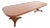 Kindel Furniture Regency Banded Mahogany Double Pedestal Extension Dining Table, Newly Refinished For Sale