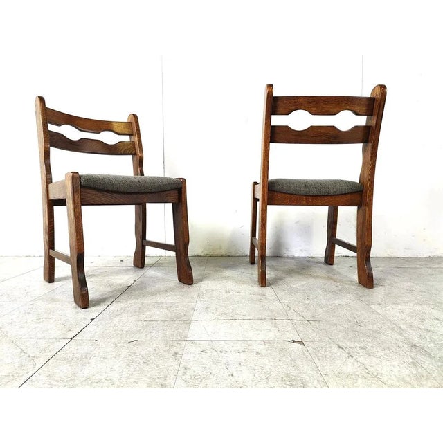 Vintage Brutalist Dining Chairs, 1970s, Set of 6 For Sale - Image 10 of 11