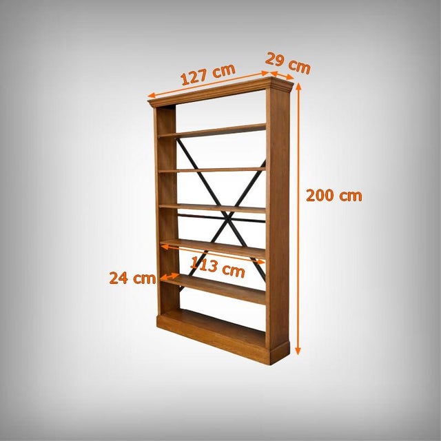 Vintage Oak Shelf, 1940 For Sale - Image 15 of 16