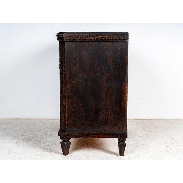 Gustavian (Swedish) Swedish Gustavian Painted Chest of Drawers, 1850 For Sale - Image 3 of 5