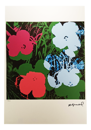 Andy Warhol, Flowers, Limited Series Lithograph, 1980s