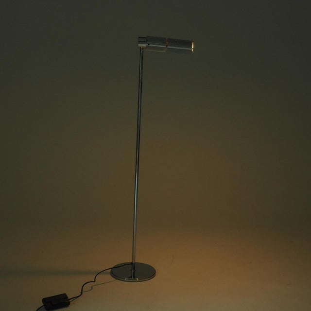 Haloprofil 878HR Floor Lamp in Silver by Viktor Frauenknecht for Swiss Lamps, 1960s For Sale - Image 10 of 16
