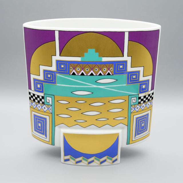 Rosenthal Topkapi Porcelain Vase by Yves Galgon & Michael Boehm for Rosenthal, 1991 For Sale - Image 4 of 11