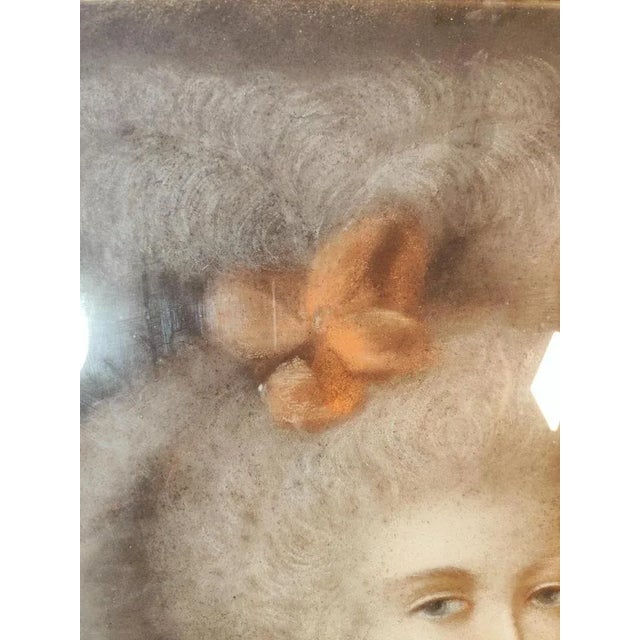 French Artist, Portrait, 18th Century, Pastel Drawing, Framed For Sale - Image 9 of 12