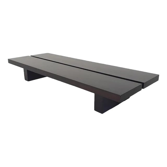 Minimalistic Japandi Bench or Coffee Table, the Netherlands, 1970s For Sale