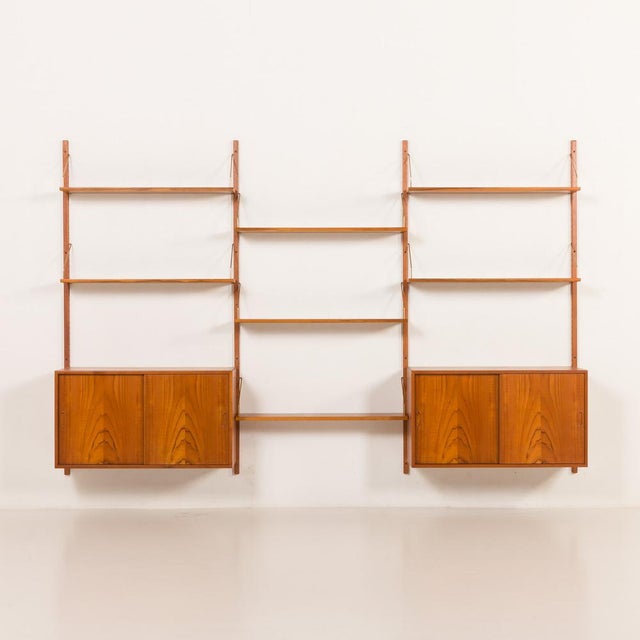 Wood Teak Wall Unit by Thygesen & Sørensen for HG Furniture, 1960s For Sale - Image 7 of 15