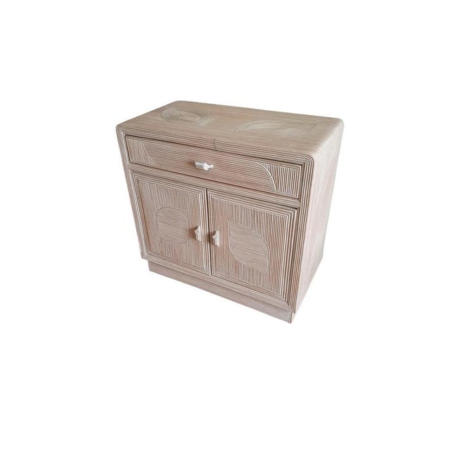 Split Reed Cabinet, 1970s For Sale - Image 4 of 4