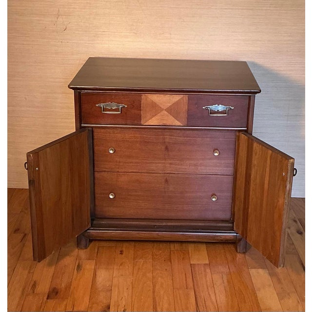 Mid-Century Modern Side Chest Cabinet Chest of Drawers, Circa 60s For Sale In Greenville, SC - Image 6 of 10
