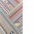 Handwoven Durrie Kilim Rug | 6' X 9' | Striped Tribal Design | Indian Flatweave Wool Rug For Sale - Image 4 of 5