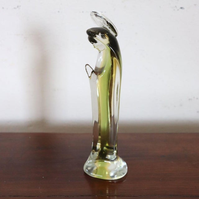 Murano Art Glass Virgin Mary, 20th Century For Sale - Image 3 of 9