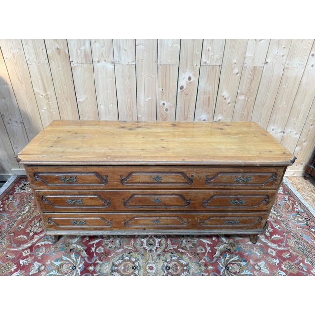 Louis XV Commode with Trouser Storage in Cherrywood For Sale - Image 4 of 9